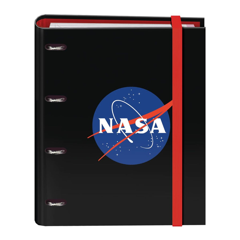 Ringbuch DOHE Nasa Logo Schwarz Ersatzteil (100 Bettlaken) A4