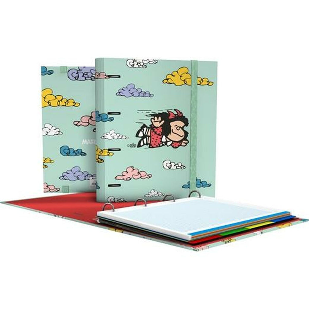 Ringbuch Grafoplas Carpebook Mafalda grün A4 (2 Stück)