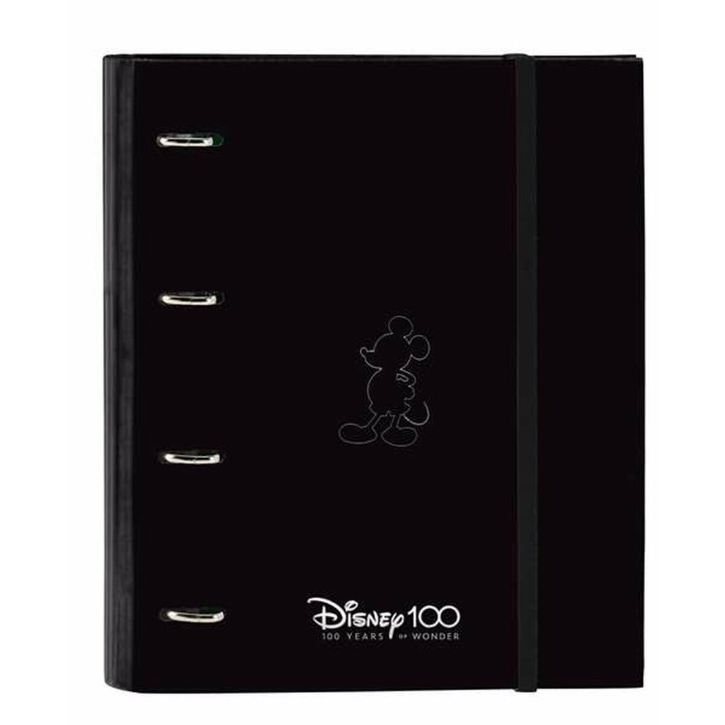 Ringbuch Mickey Mouse Schwarz 27 x 32 x 3,5 cm