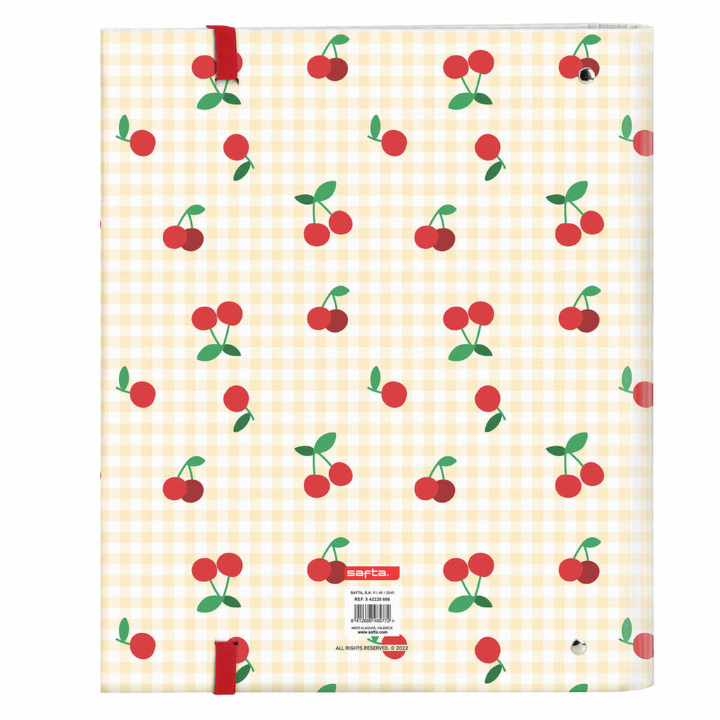 Ringbuch Safta Cherry A4 Beige (27 x 32 x 3.5 cm)