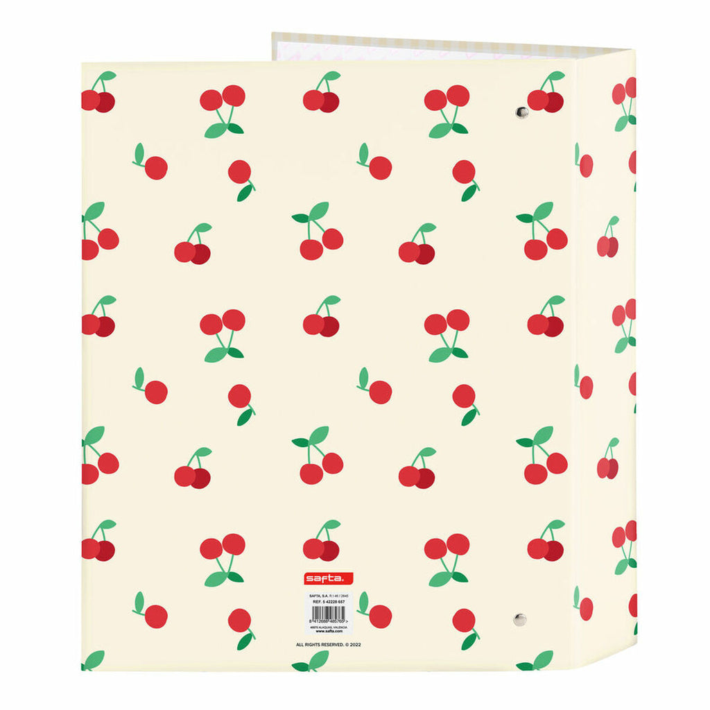 Ringbuch Safta Cherry Beige A4 (27 x 33 x 6 cm)