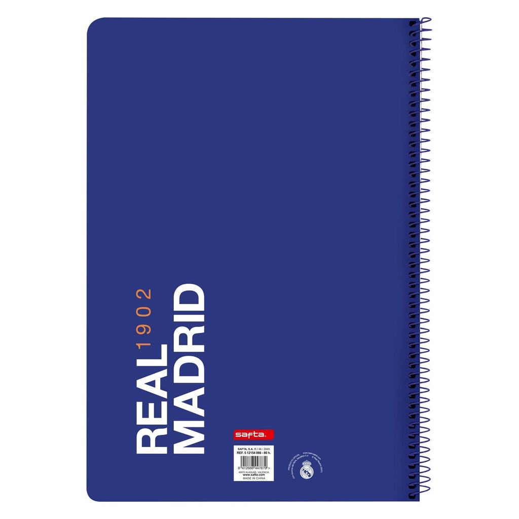 Ringbuch der Ringe Real Madrid C.F. 512154066 Blau Weiß A4