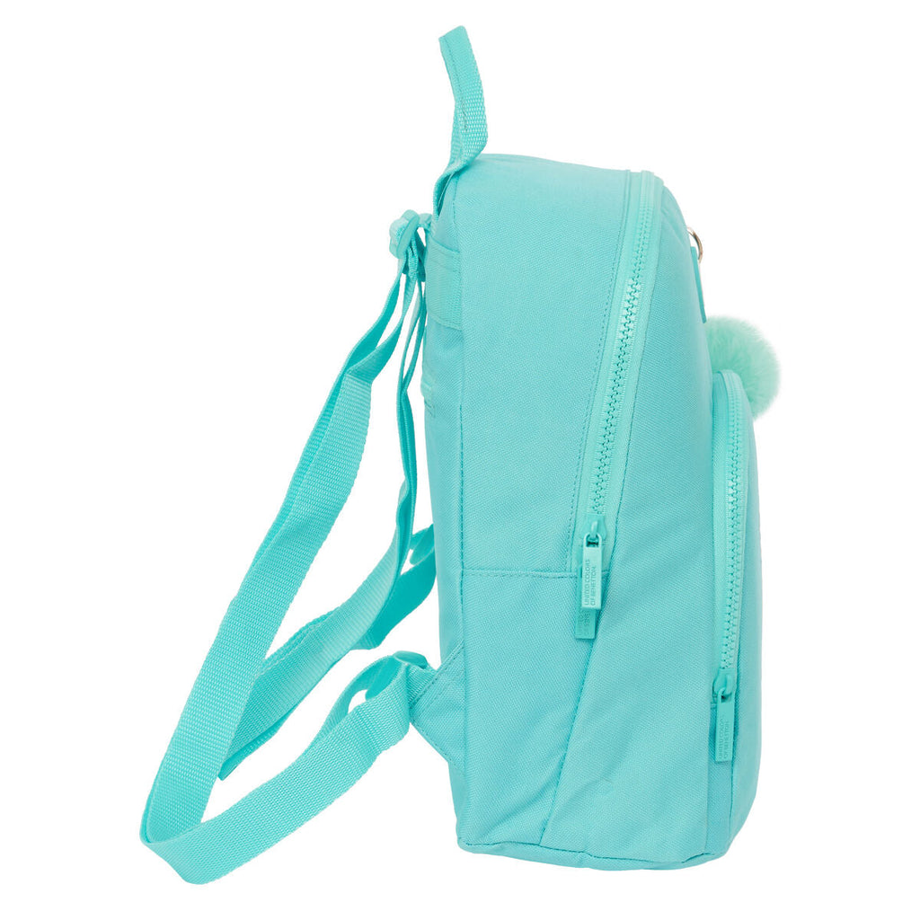 Rucksack Benetton Letter Mini grün 25 x 30 x 13 cm