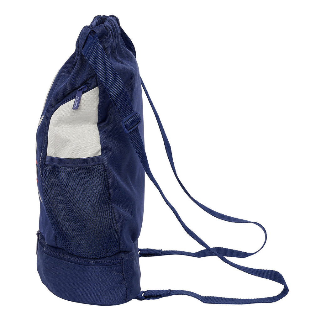 Rucksack für Kinder Benetton Varsity Grau Marineblau 35 x 40 x 1 cm