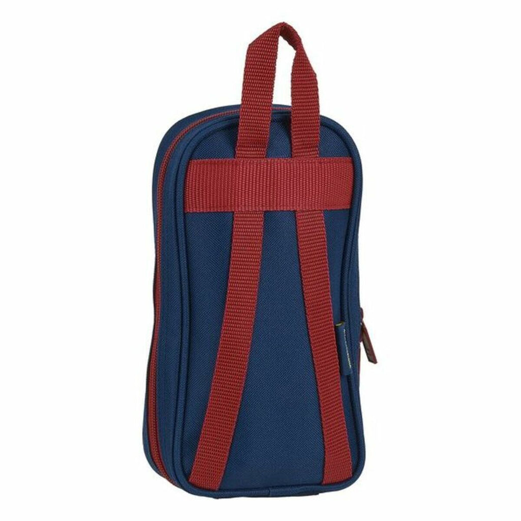 Rucksack mit Federtaschen F.C. Barcelona 20/21 Granatrot Marineblau (33 Stücke)