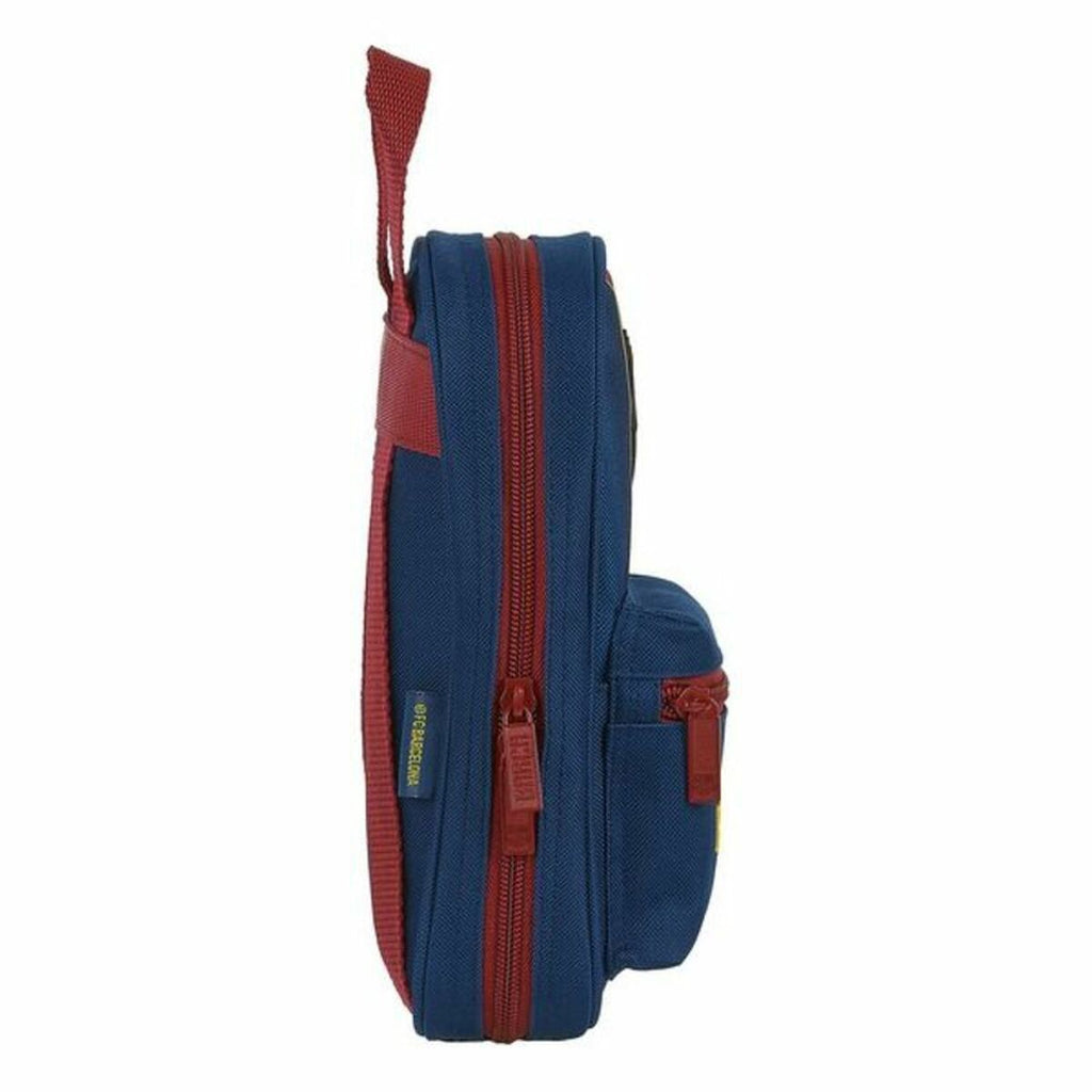 Rucksack mit Federtaschen F.C. Barcelona 20/21 Granatrot Marineblau (33 Stücke)