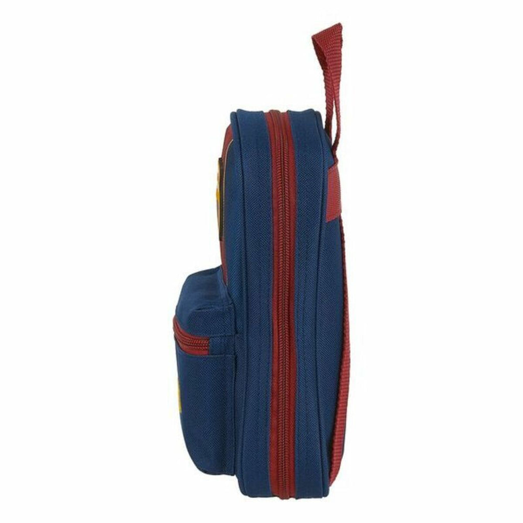 Rucksack mit Federtaschen F.C. Barcelona 20/21 Granatrot Marineblau (33 Stücke)