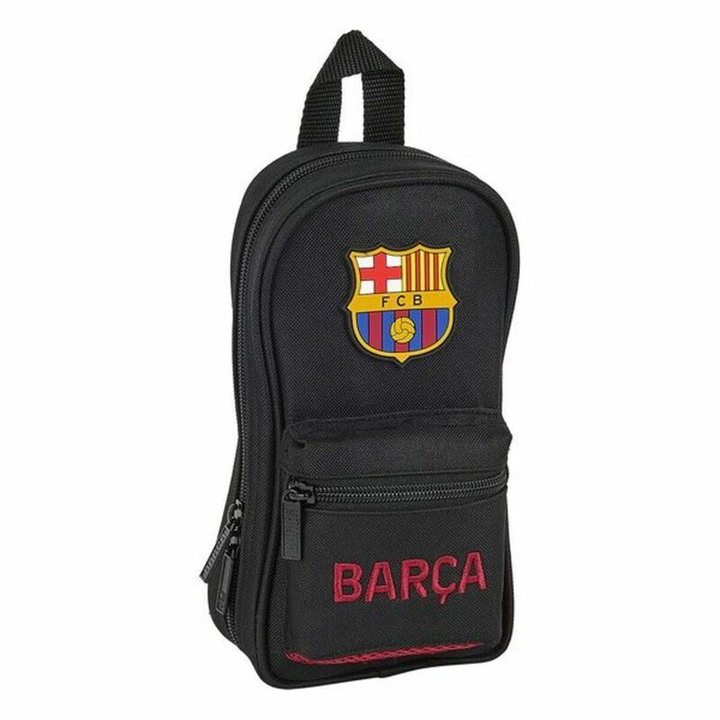 Rucksack mit Federtaschen F.C. Barcelona Schwarz (33 Stücke)