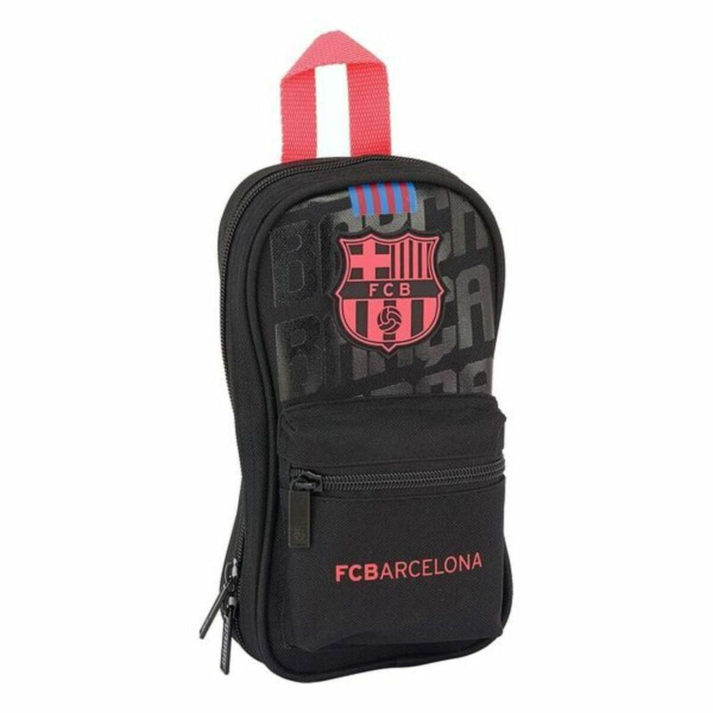 Rucksack mit Federtaschen F.C. Barcelona Schwarz