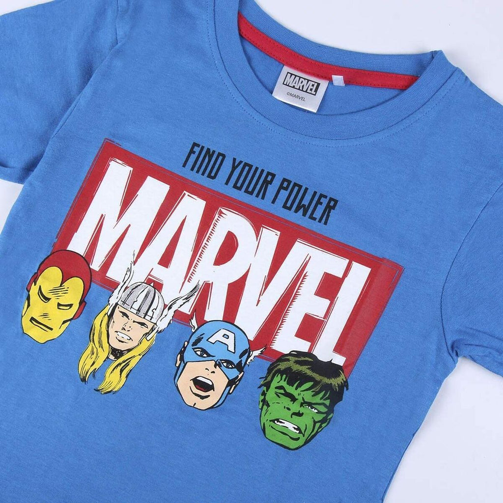 Kinderkleidung Set The Avengers Grau Blau