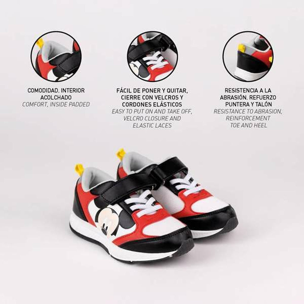 Kinder Sportschuhe Mickey Mouse Rot