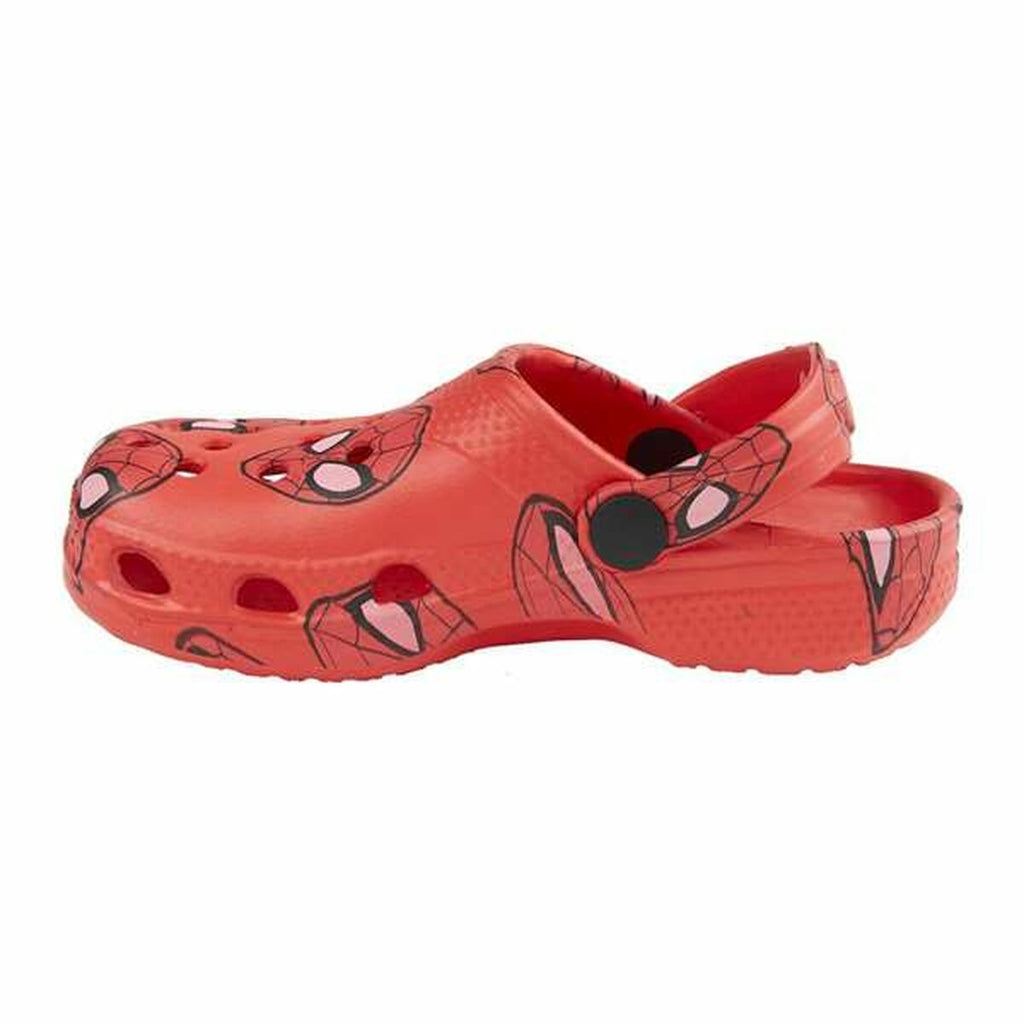 Holzschuhe Spider-Man Rot