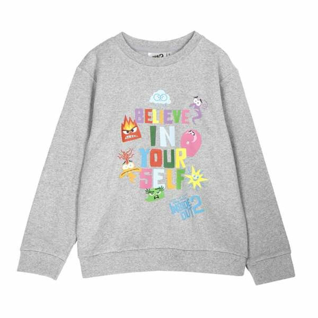 Unisex Sweater ohne Kapuze Inside Out Grau