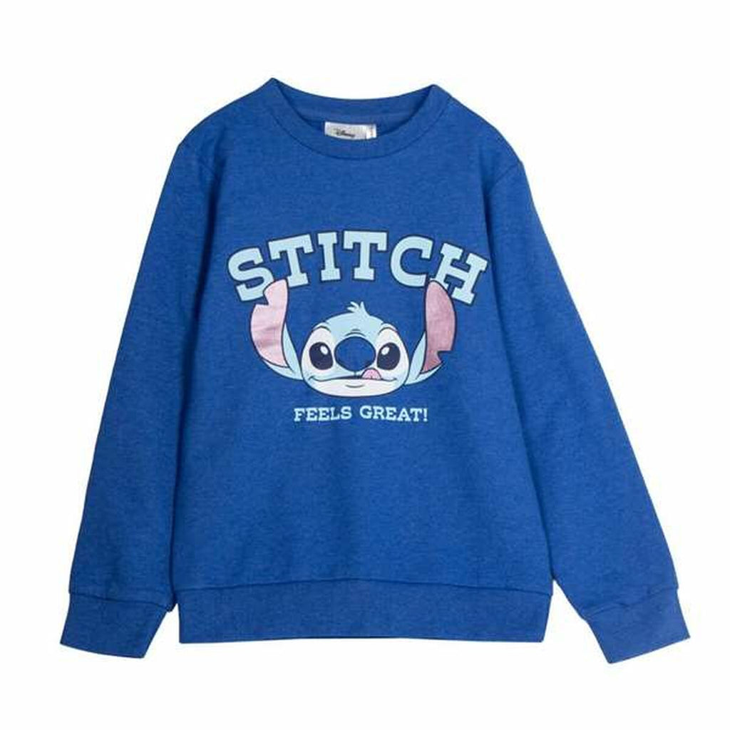 Jungen Sweater ohne Kapuze Stitch Dunkelblau