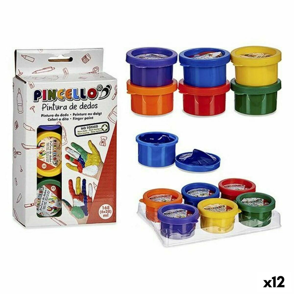 Malerei-Set Finger 12 Stück