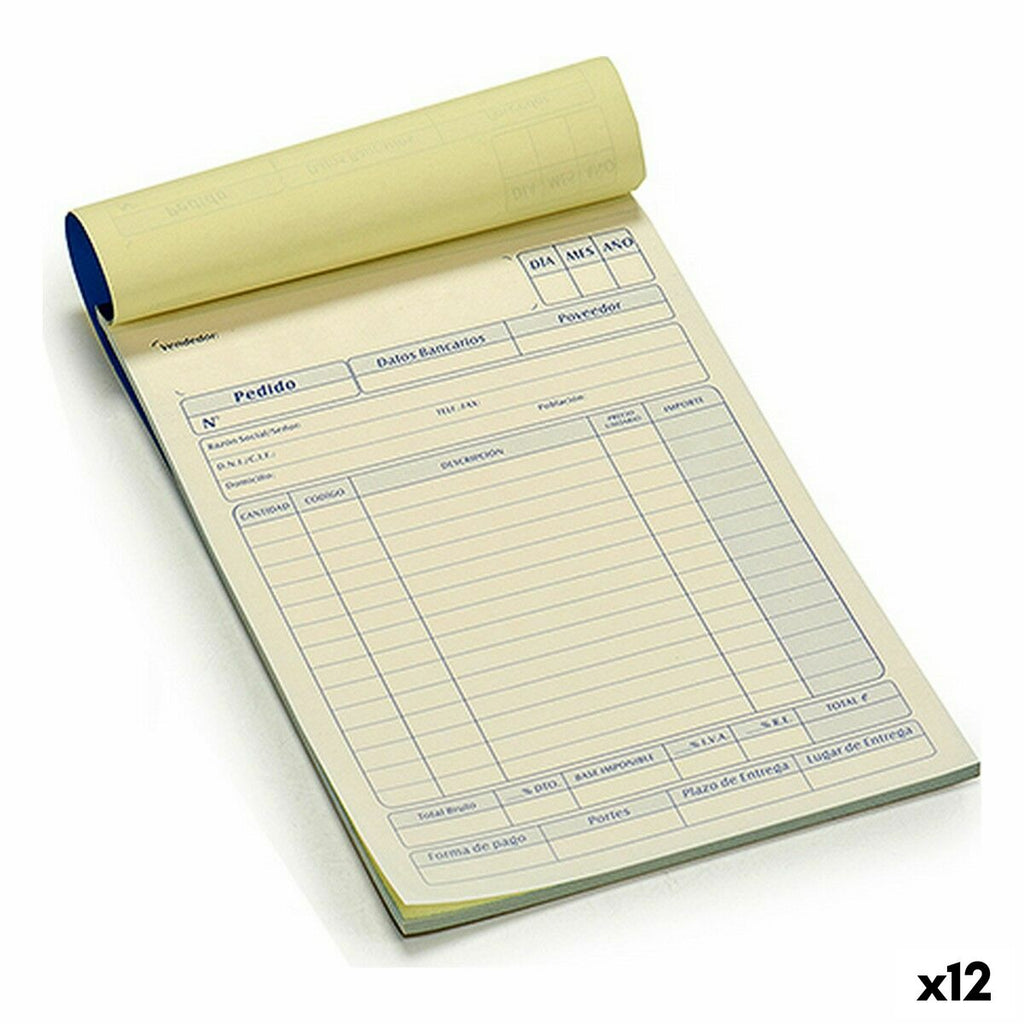 Bestellformular 14 x 0,5 x 21 cm (12 Stück)