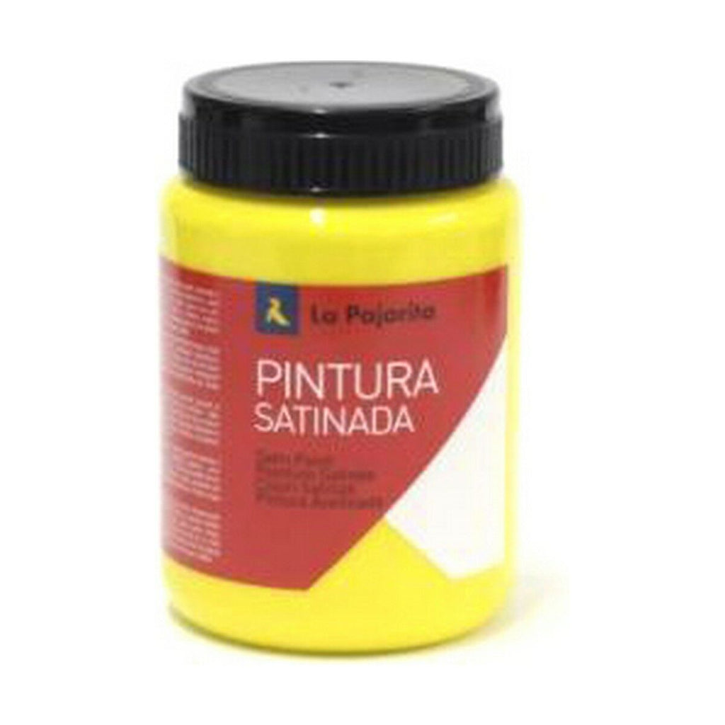 Tempera La Pajarita L-02 Gold Gelb Satin Schulisch (35 ml) (6 Stück)