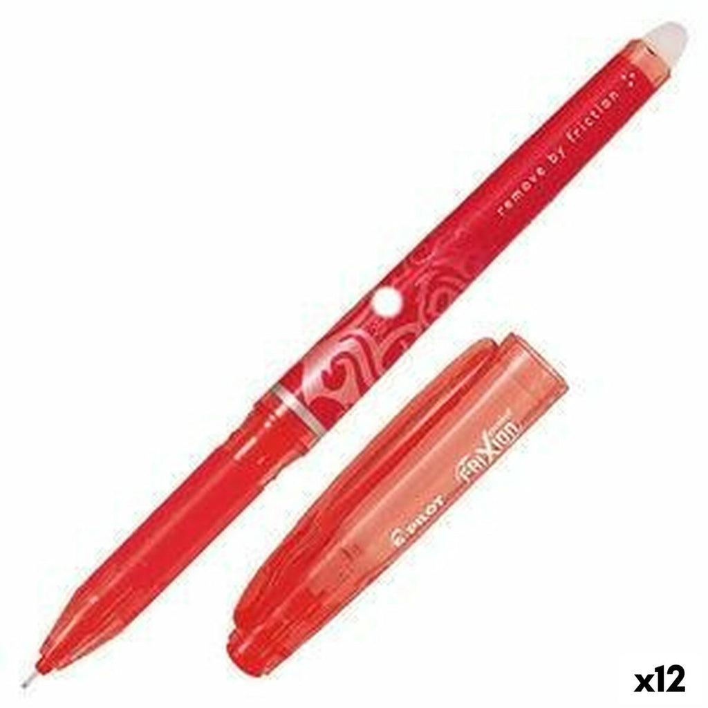 Flüssigtintenstift Pilot Frixion Point Löschbare Tinte Rot (12 Stück)