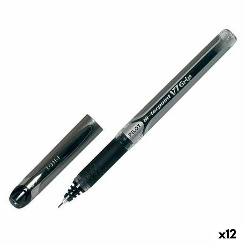 Stift Roller Pilot V7 Grip Schwarz 0,5 mm (12 Stück)