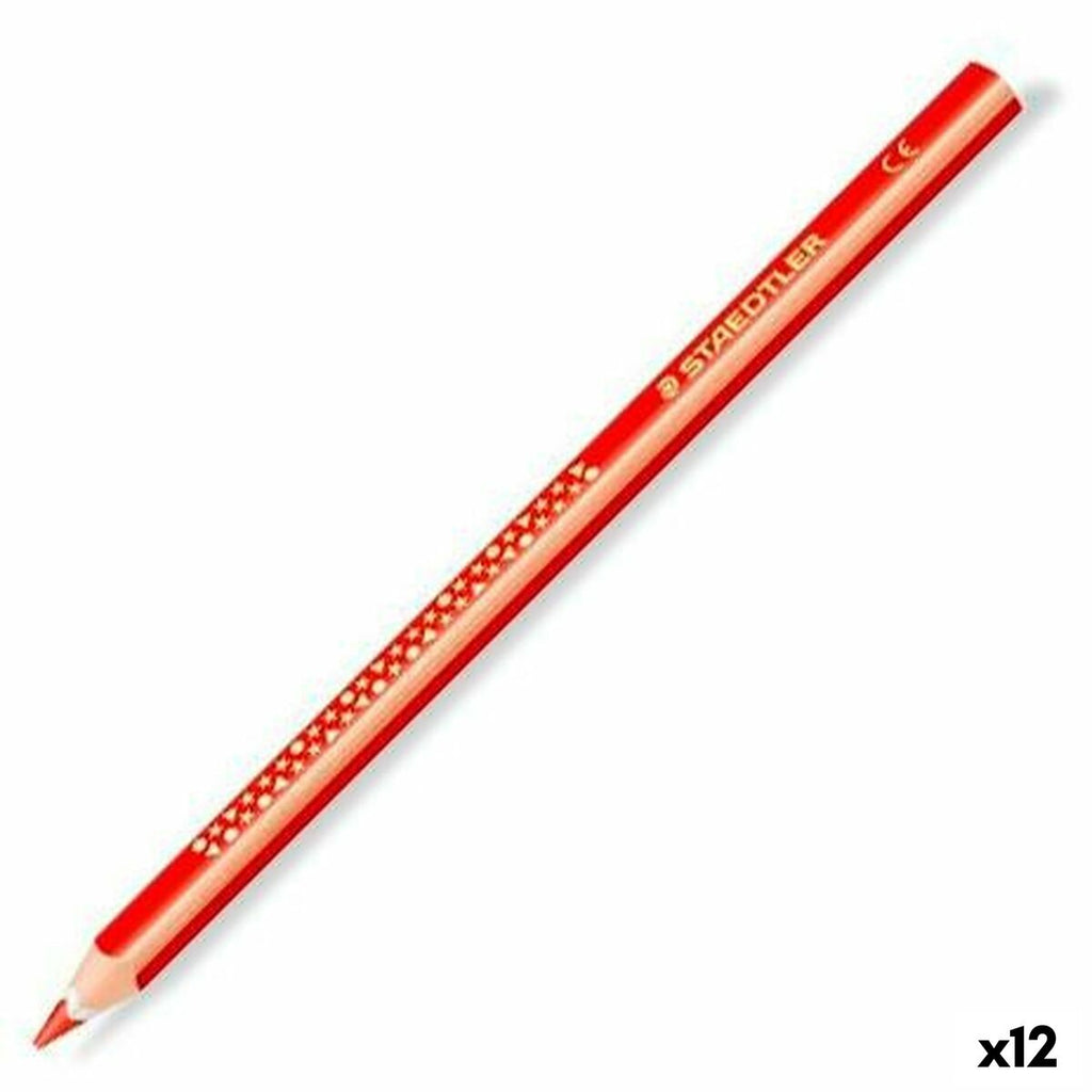 Buntstifte Staedtler Jumbo Noris Rot (12 Stück)