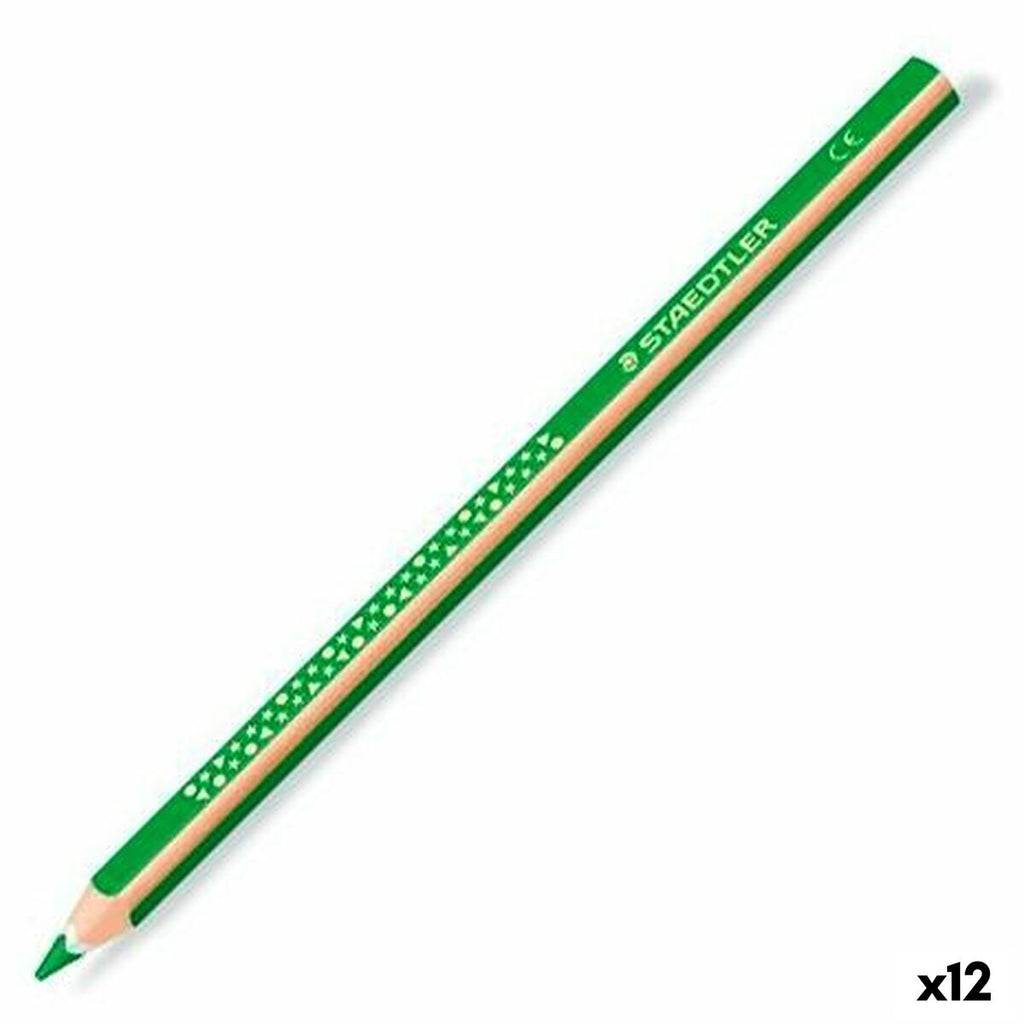 Buntstifte Staedtler Jumbo Noris grün (12 Stück)