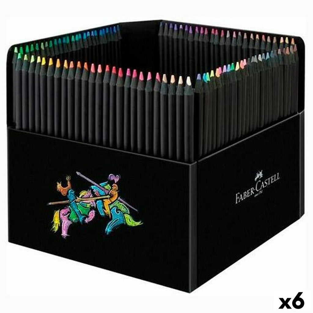 Buntstifte Faber-Castell Black Edition Bunt (6 Stück)