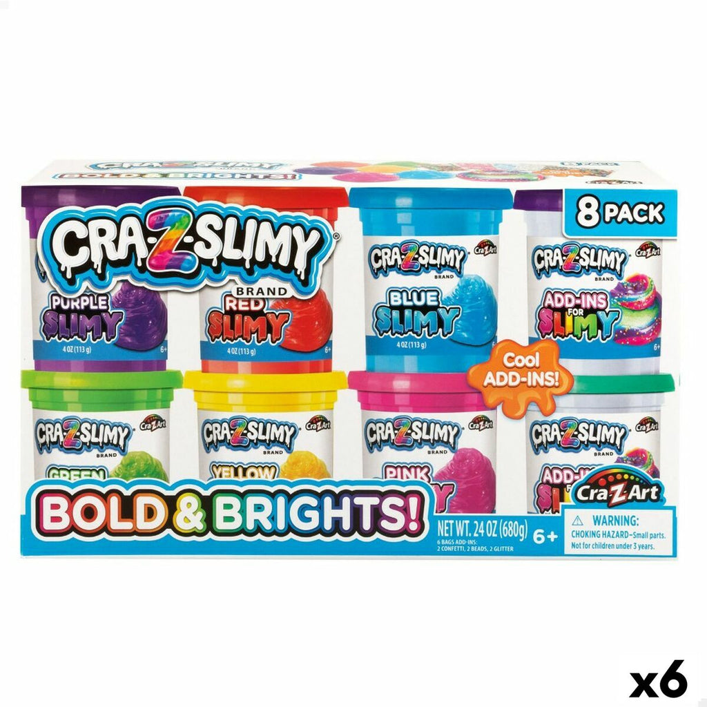 Bastelspiel Cra-Z-Art Bold&Brights Slime (6 Stück)