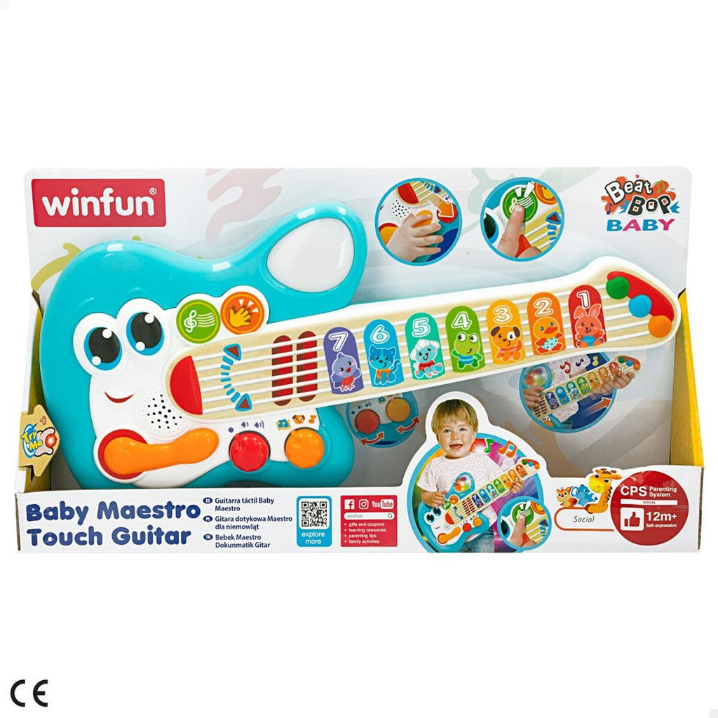 Kindergitarre Winfun Blau 17 x 38 x 5 cm (2 Stück)