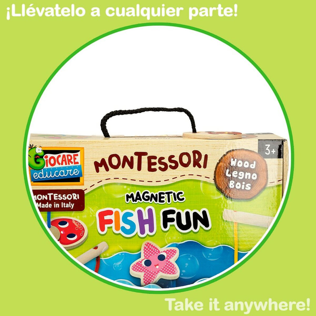 Tischspiel Lisciani Montessori Fischerei (6 Stück)