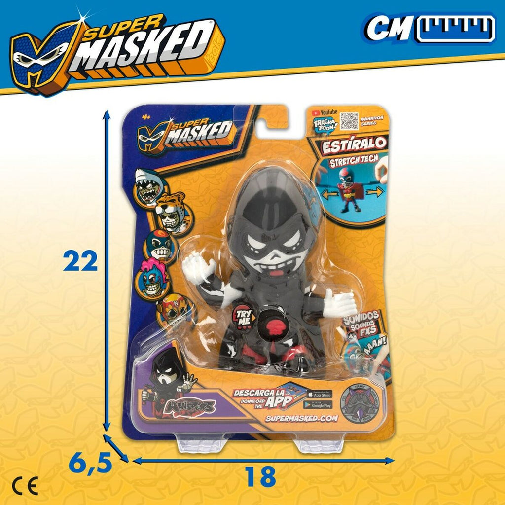 Sammelfigur Eolo Super Masked Whisper Elastisch 11,5 x 15,5 x 6,5 cm (12 Stück)