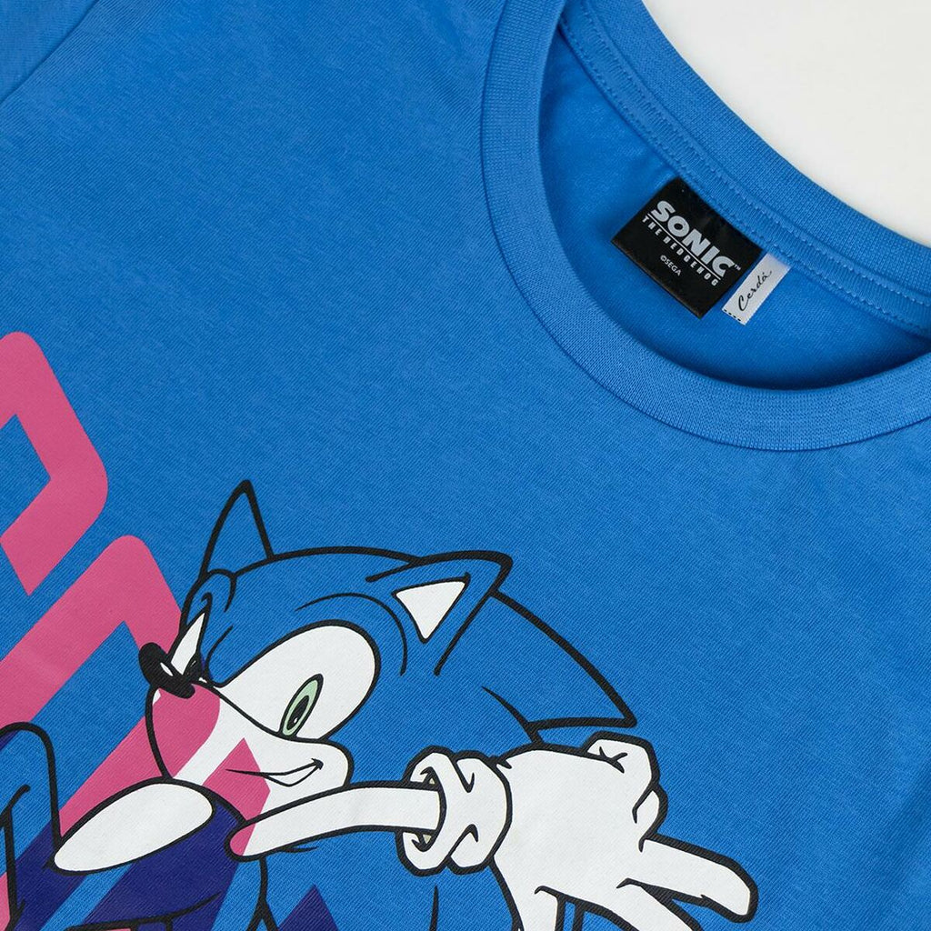 Schlafanzug Für Kinder Sonic Blau