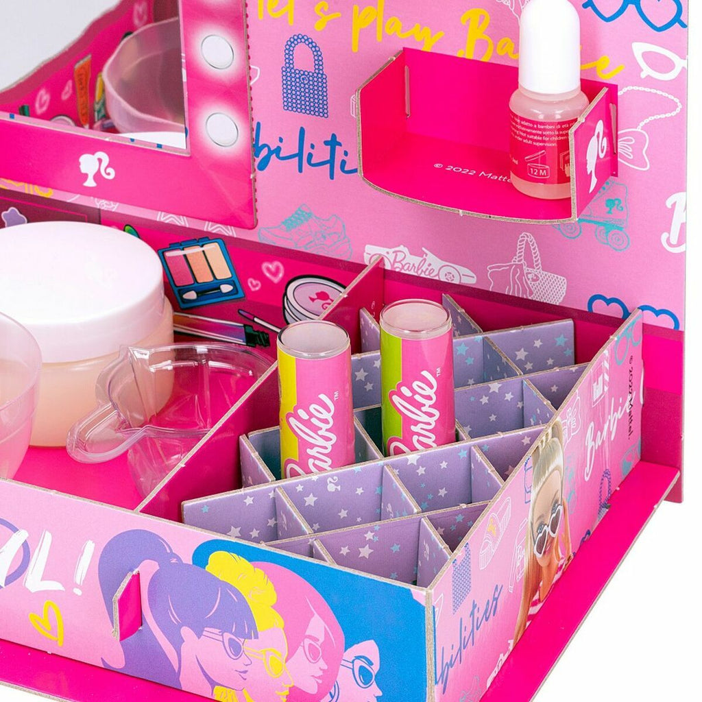 Schminkset Lisciani Giochi Barbie 15 Stücke Lippenstift