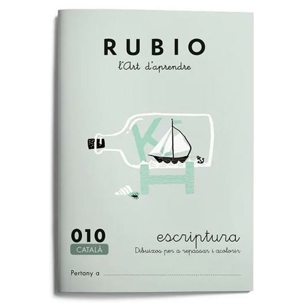 Schreib- und Kalligraphie-Notizbuch Rubio Nº10 Katalanisch A5 20 Bettlaken (10 Stück)