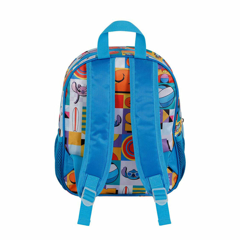 Schulrucksack 3D Lilo & Stitch Karactermania Blau 26 x 11 x 31 cm