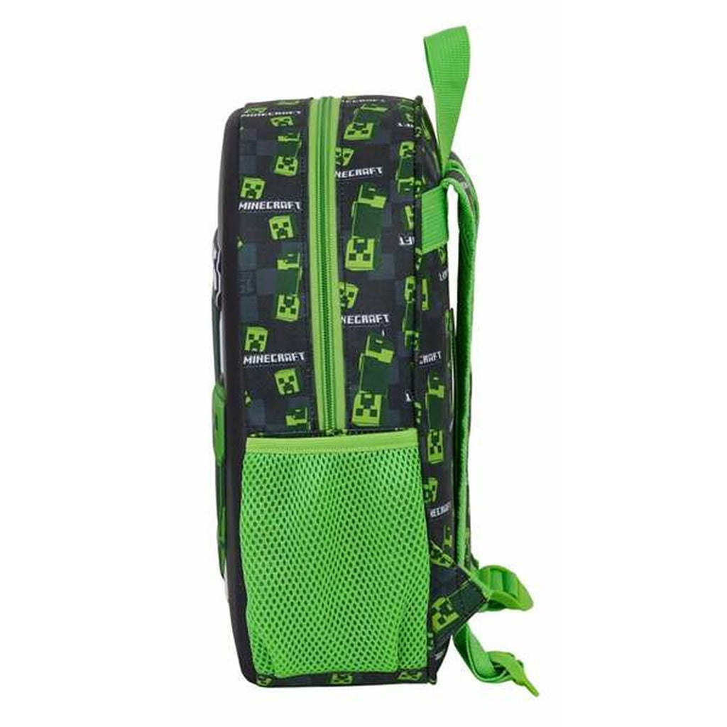 Schulrucksack 3D Minecraft 27 x 33 x 10 cm