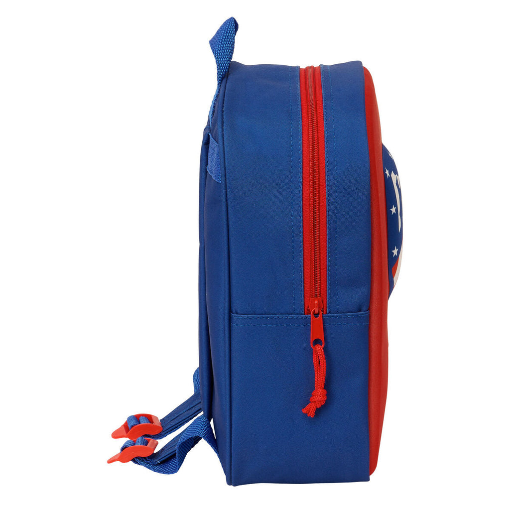 Schulrucksack Atlético Madrid Rot 22 x 27 x 10 cm 3D