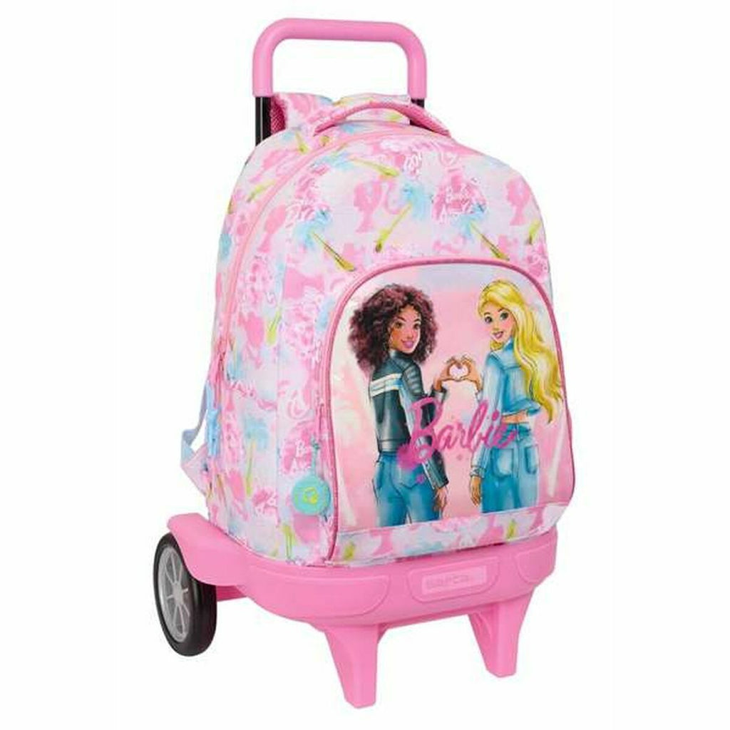 Schulrucksack Barbie Painterly Rosa Himmelsblau 33 x 45 x 22 cm