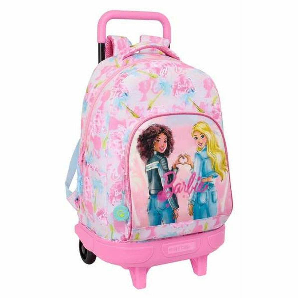 Schulrucksack Barbie Painterly Rosa Himmelsblau 33 x 45 x 22 cm