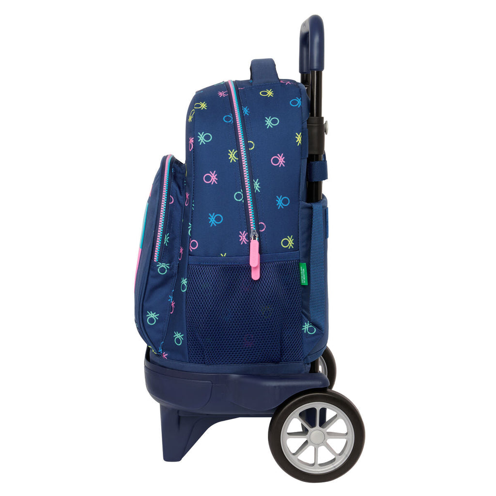 Schulrucksack Benetton Cool Marineblau 33 x 45 x 22 cm