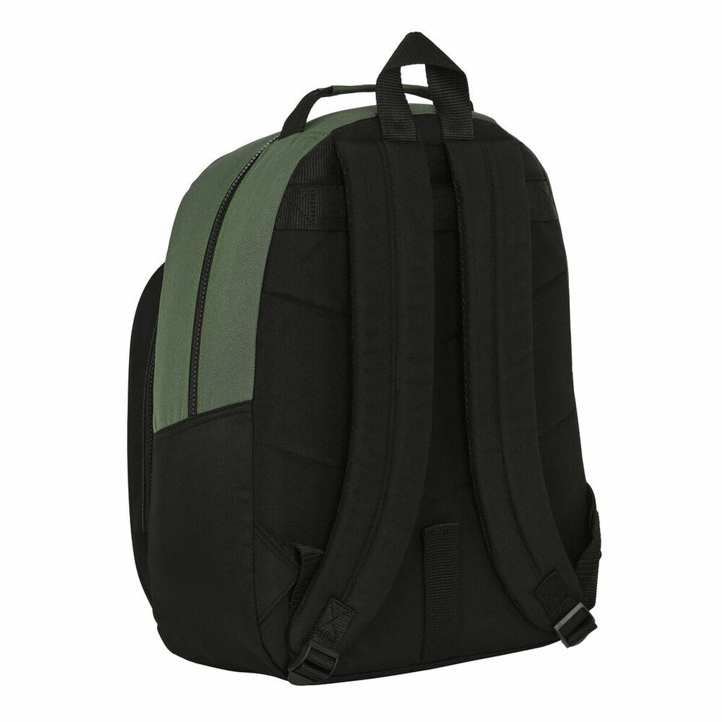 Schulrucksack BlackFit8 Gradient Schwarz Militärgrün (32 x 42 x 15 cm)