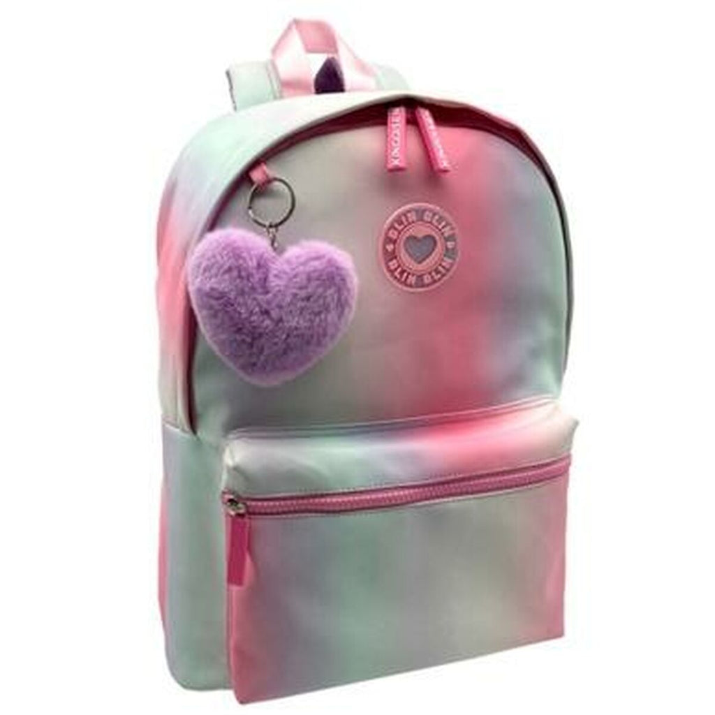 Schulrucksack Blin-Blin Kuky Rosa 42 x 31 x 14 cm