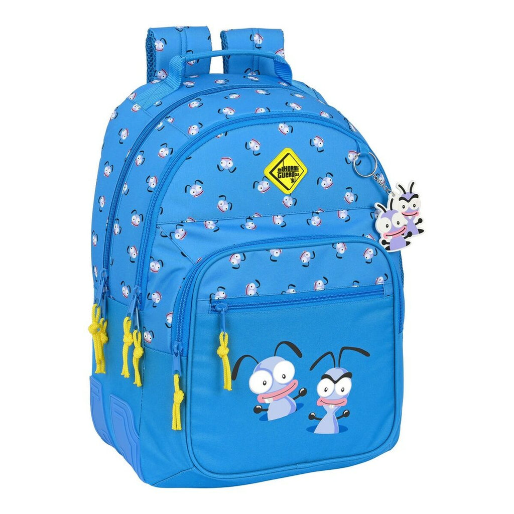 Schulrucksack El Hormiguero Blau (32 x 42 x 15 cm)