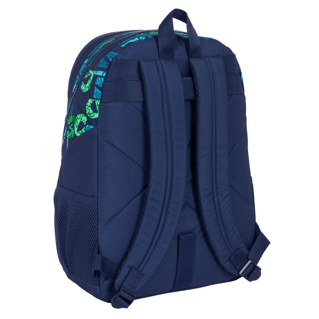 Schulrucksack El Niño Glassy Marineblau 32 x 44 x 16 cm