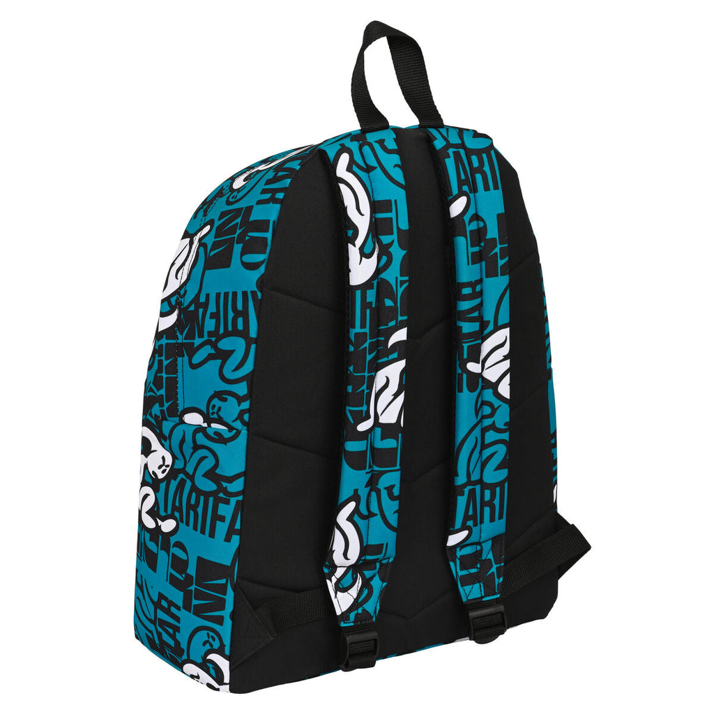 Schulrucksack El Niño Ocean Schwarz Blau (33 x 42 x 15 cm)