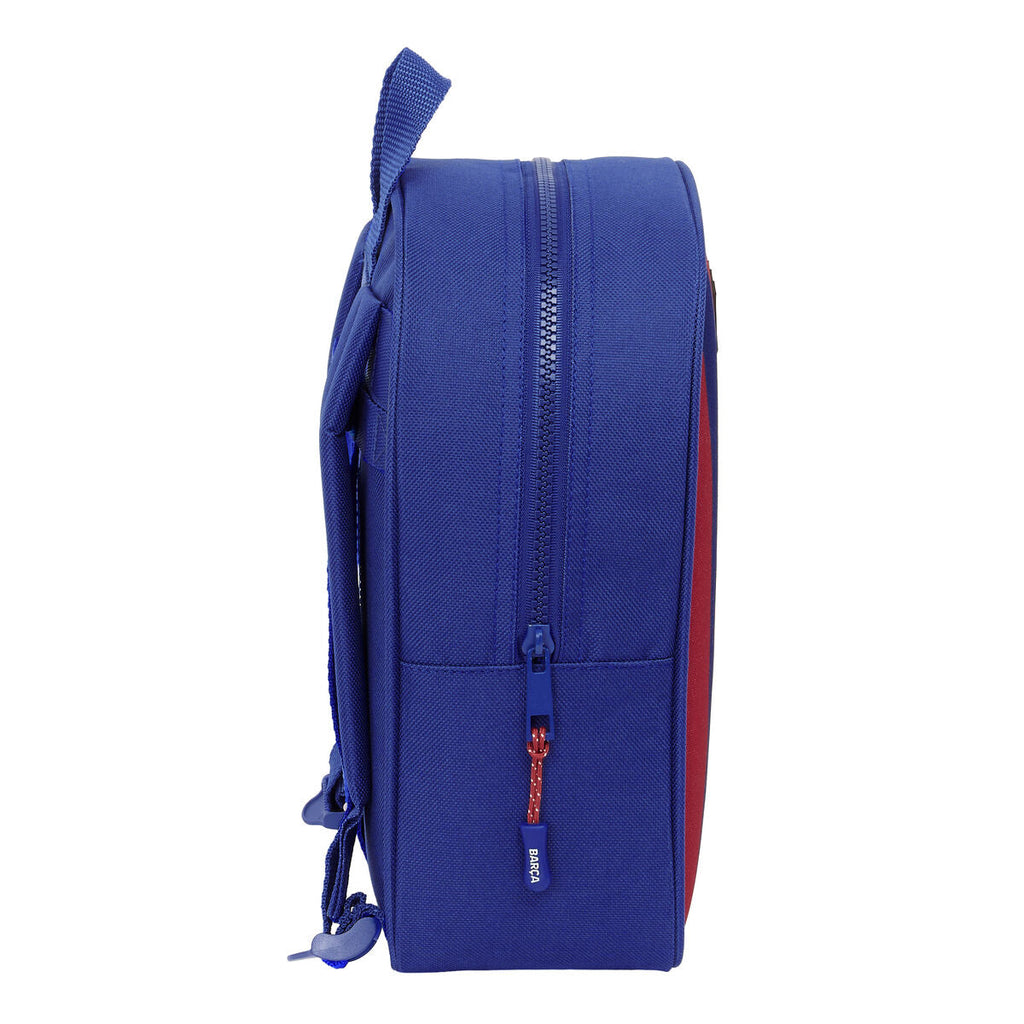 Schulrucksack F.C. Barcelona 24/25 Granatrot Marineblau 22 x 27 x 10 cm