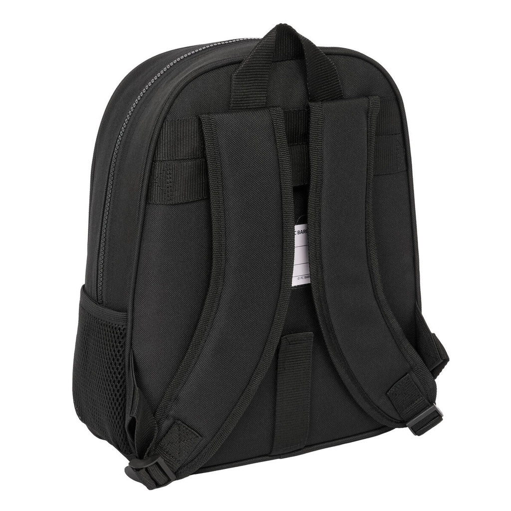 Schulrucksack F.C. Barcelona Black Schwarz 27 x 33 x 10 cm