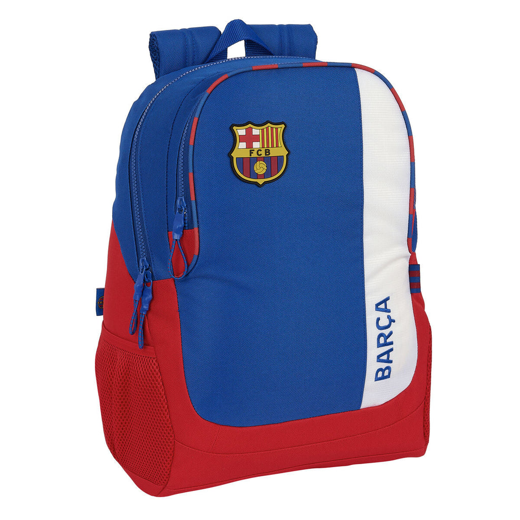 Schulrucksack F.C. Barcelona Blau Granatrot 32 x 44 x 16 cm