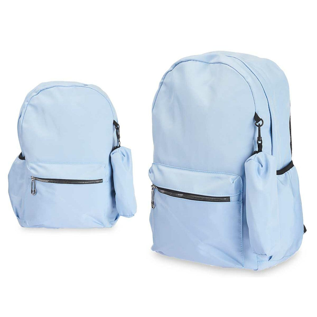 Schulrucksack Hellblau 37 x 50 x 7 cm (6 Stück)