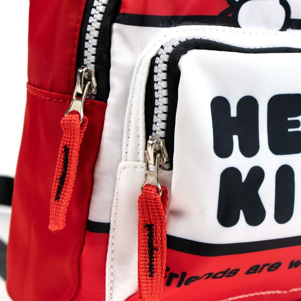 Schulrucksack Hello Kitty Rot