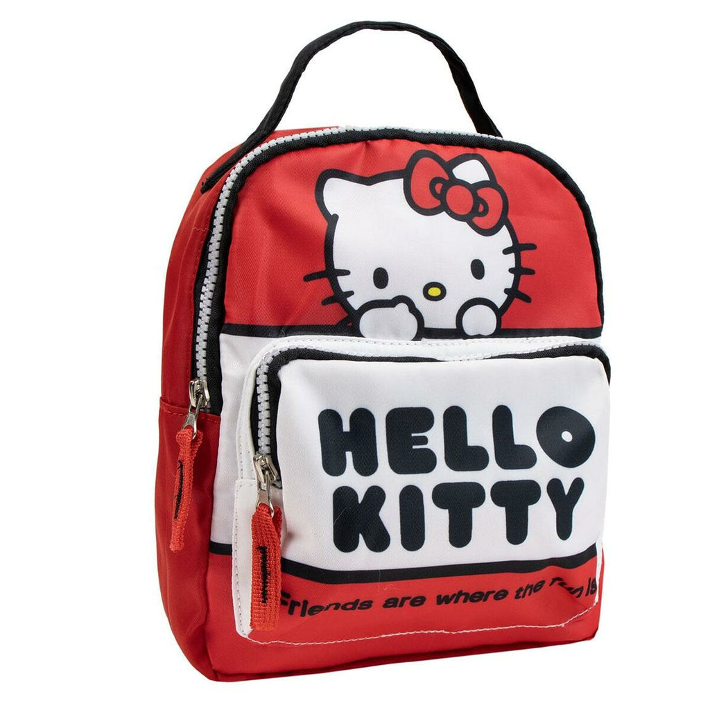 Schulrucksack Hello Kitty Rot